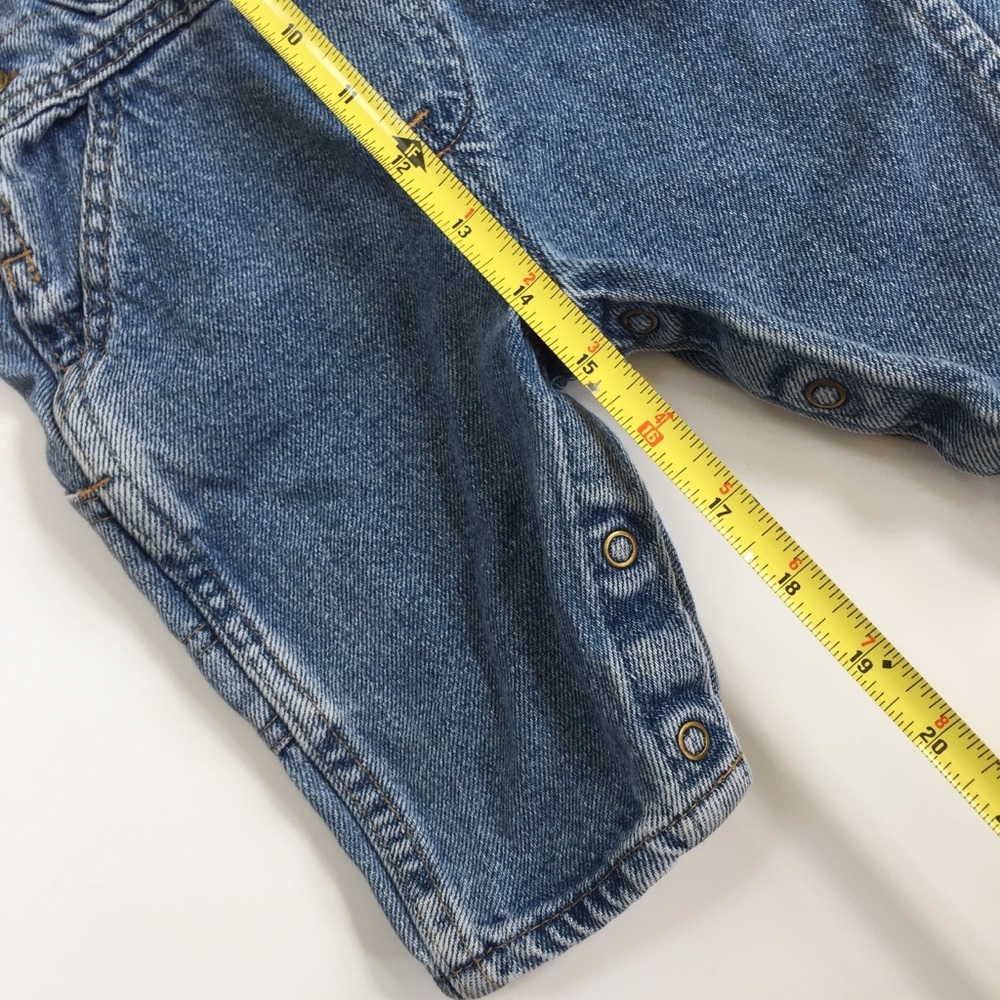 Vintage OshKosh Denim Overalls 3-6 Months - Picture 8 of 8